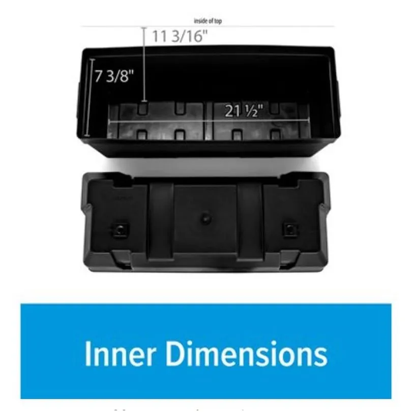 DOUBLE BATTERY BOX, END TO END
